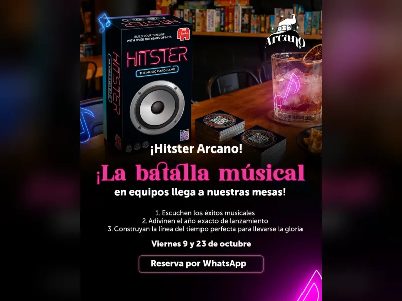 Hitster por Equipos en Arcano