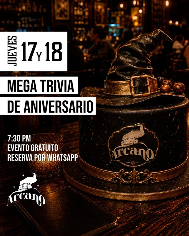 Mega Trivia de Aniversario en Arcano