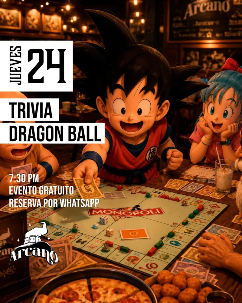 Trivia Dragon Ball en Arcano