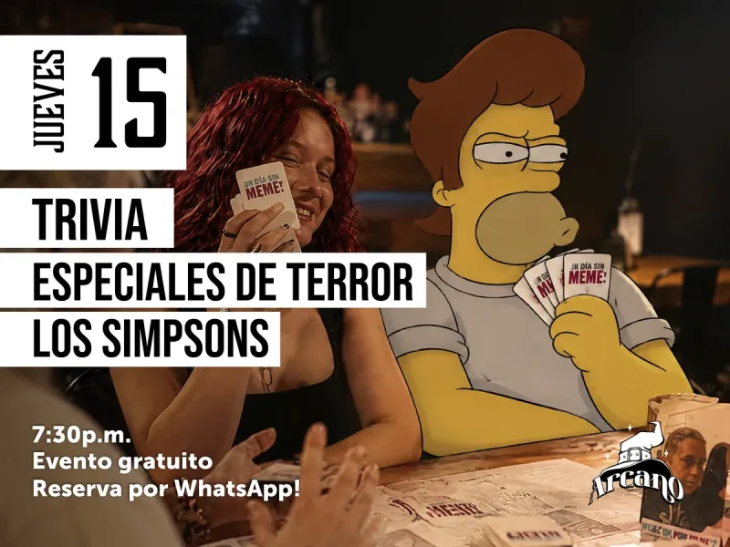 Trivia Especiales de Terror de Los Simpson en Arcano