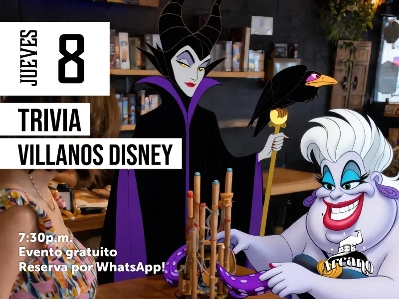 Trivia Villanos Disney en Arcano