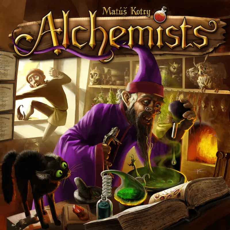 Caja del juego Alquimistas