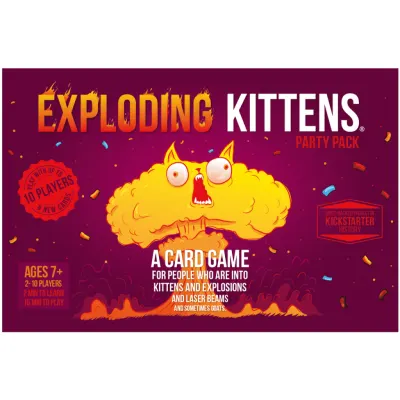 Caja del juego Exploding Kittens Party Pack