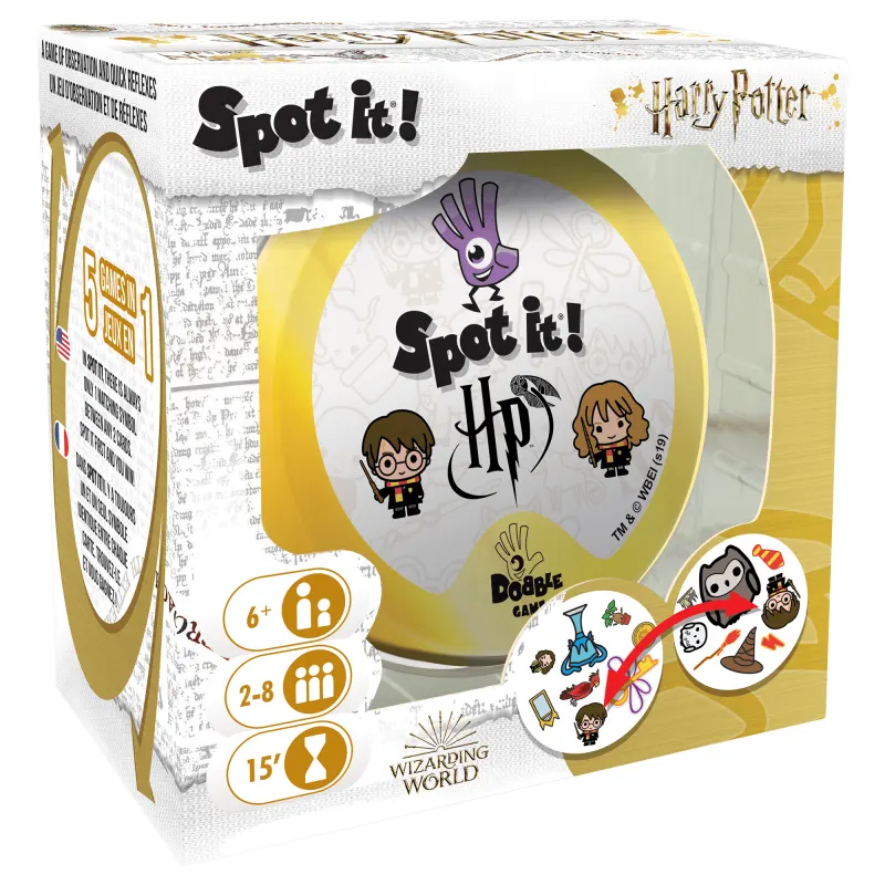 Caja del juego Spot It Harry Potter