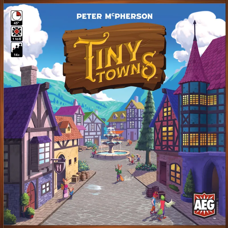 Caja del juego Tiny Towns