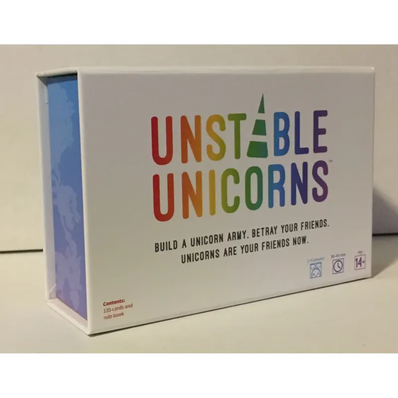 Caja del juego Unstable Unicorns